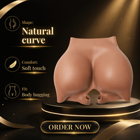 Culotte gainante en silicone pour l'amélioration des fesses et des hanches, effet réaliste, toucher doux, pour femme africaine