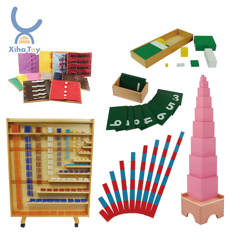 Children Wooden Montessori Materials Teaching Count