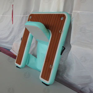 Chaise gonflable flottante portable pour la détente et les loisirs aquatiques, pour piscine, plage, lac, rivière - Product Image 4