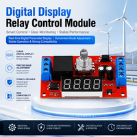Módulo de Relé de Tiempo Miniatura de 1 Vía, 5V/12V/24V DC, Programable, con Aislamiento por Optoacoplador, Terminal de Tornillo de Pulso