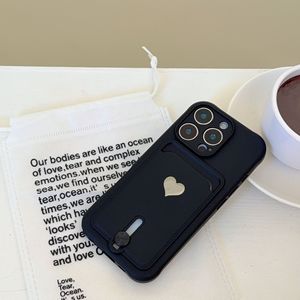 Funda para Teléfono con Ranura para Tarjetas, para <span class=keywords><strong>iPhone</strong></span> 17 16 15 14 13 <span class=keywords><strong>12</strong></span> 11 <span class=keywords><strong>Pro</strong></span> <span class=keywords><strong>Max</strong></span> Plus, de Silicona Suave TPU, con Bolsillo para Tarjetas de Crédito - Product Image 3