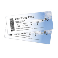 Impression de papier de billets de loterie personnalisés hologramme Concert Pass imprimé billets d'avion billets d'avion thermique événement billets pour l'impression du distributeur