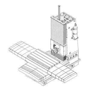 Máy phay CNC TSH-1390 trung tâm máy CNC Mitsubishi điều khiển trung tâm gia công ngang CNC - Product Image 2