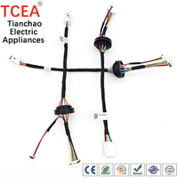 Faisceau de câblage arrière personnalisé avec connecteur 12 broches QA2001Y-07-E1W-P QA2001T-PA-Z pour la production selon les plans d'usine automobile