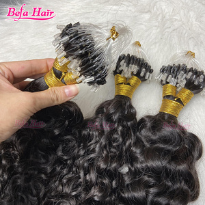 Bán buôn Nhà cung cấp <span class=keywords><strong>Micro</strong></span> <span class=keywords><strong>Loop</strong></span> phần mở rộng tóc người Ý Curl phần mở rộng tóc tự nhiên Trinh Nữ microlink phần mở rộng tóc - Product Image 5