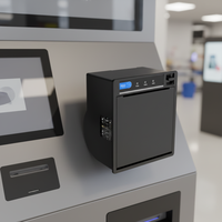 Imprimante thermique micro Cashino EP-382C 80 mm avec interface USB, imprimante intégrée pour kiosque à montage sur panneau de 3 pouces, utilisée dans les kiosques de paiement