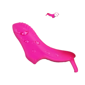 USB перезаряжаемый Мини кролик вибратор пульт дистанционного управления точки G клитора массажные игрушки для женщин пары палец рукав вибратор - Product Image 2