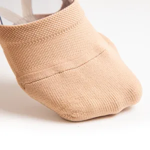 Half Toe Shoe Sole Sock Made of Knitted Cotton for Ballet Dancers and Rhythmic Gymnastic Competition