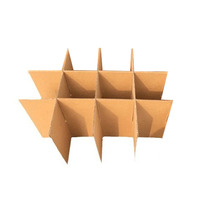 Boîte en carton personnalisé, inserts diviseurs pour vin bière diy gobelet bouteille en verre fruits légumes œufs boîte support intérieur rem
