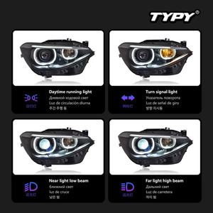 Feux de voiture TYPY pour BMW Série 1 F20 Phares Hayon 2012-2014 Phares LED Clignotants Feux de jour - Product Image 3