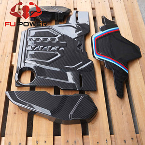 Pour F90 M5, garniture de compartiment moteur en fibre de carbone sèche, finition polie Fupower - Product Image 2
