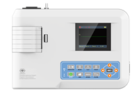 Contec — Machine ECG Portable avec écran couleur, 100g, moniteur ECG, électrocardiographe à une canal, 12 têtes