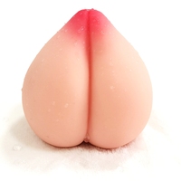 Godet de masturbation portable en TPE texturé en forme de pêche pour hommes – Jouet sexuel pour adultes