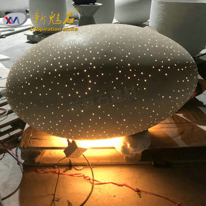 Nuevos materiales de construcción de piedra, taburete redondo de hormigón translúcido, silla luminosa para interiores, exteriores, parques y plazas. - Product Image 2