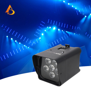 Stage <b>light</b> 6X18w RGBWA UV 6in1 <b>wireless</b> DMX512 battery powered LED Par <b>light</b> - Product Image 3
