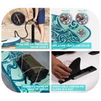 FUNWATER Dropshipping OEM Sadhu Boards Planche de surf sup Paddle Carbon Wave Board Paddel sup Pompe Soft Top Planche de surf