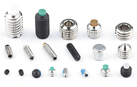 Vis de réglage hexagonales à six pans creux en acier inoxydable (passivation) ou en acier au carbone (zingué/oxyde noir) – Divers types : 6-32, 8-32, 1/4-20, M3, M4, M5, M6