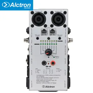 Db-4c Trs Xlr Rca 1/4 "1/8" 2/4/8 핀 Speakon 전화 Cat5 오디오 네트워크 케이블 감지기 테스터 테스트 도구