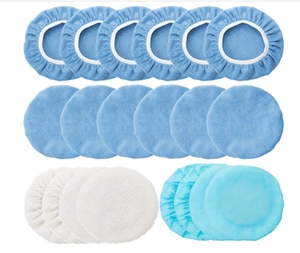 Funda Elástica Universal Azul de Tela No Tejida para Pulido de Ruedas de Coche, Accesorios para Detallado Automotriz - Product Image 4