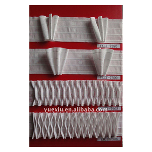 नई डिजाइन नमूना समर्थन 100% पॉलिएस्टर घर की सजावट के लिए हैडर एस गुना पर्दा टेप - Product Image 1