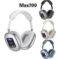 Nouveau casque sans fil circum-auriculaire MAX700 2025 pour le gaming transfrontalier, Bluetooth 5.3, réduction active du bruit (ANC), affichage numérique