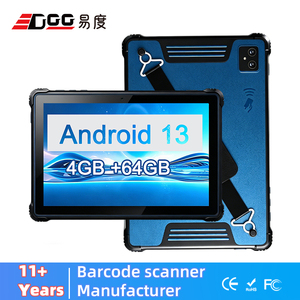 Nuovo Tablet Robusto Android 13 con Display HD da 10.1 Pollici, PC Industriale IP67 Impermeabile, Scanner di Codici a Barre, Batteria da 10000mAh, GPS, NFC, WiFi - Product Image 1