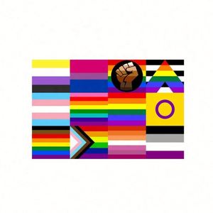 ธงแขวนผนังลายธงเกย์ LGBTQ โพลีเอสเตอร์ ออกแบบเองได้ สำหรับตกแต่งห้อง ฉลองเดือนแห่งความภาคภูมิใจ ใช้ในงานอีเว้นท์ - Product Image 2