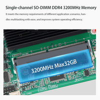 Carte mère industrielle Intel Celeron J6412 Quad Core avec 6 ports COM, clé M.2, DDR4, SATA, graphismes intégrés, nouvelle
