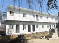 Maison préfabriquée écologique portable avec salle de bain intégrée pour bureau temporaire et dortoir, logement social urgent