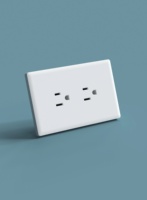 KLASS Vente à chaud Blanc Or Gris 118mm OEM/ODM Thaïlande Prise murale américaine Prise de courant électrique modulaire