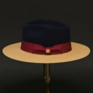Retro British Style Wool Felt <b>Hat</b> <b>for</b> <b>Men</b> Women Two Tone Color Jazz <b>Fedora</b> <b>Hat</b> - Product Image 4