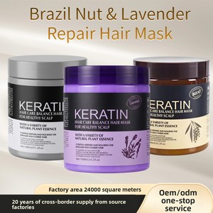 <span class=keywords><strong>Maschera</strong></span> per <span class=keywords><strong>Capelli</strong></span> Idratante e Nutriente con Cheratina, Olio di Argan, Collagene ed Essenza di Lavanda per Riparazione Danni 1000ml - Product Image 2