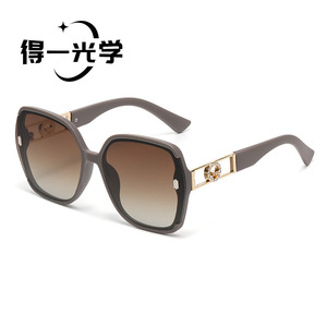 Women's <b>Large</b> <b>Frame</b> Sunglasses <b>Black</b> PC UV400 Outdoors Driving Party - Product Image 2