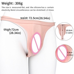 Jouet sexuel en silicone pour homme, décoration vaginale réaliste en silicone, portable, pour travestissement féminin - Product Image 6