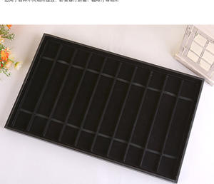 प्रदर्शनी आवश्यक मानक 8 10 गर्ड वेलवेट वॉच स्ट्रैप बैंड उपहार बॉक्स डिस्प्ले ट्रे ऑर्गनाइज़र - Product Image 6