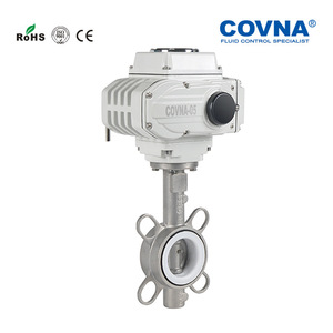 Covna Electric Wafer Butterfly Valve 50mm 304 Stainless Steel Bidirectional Soft <b>Seal</b> For Water Steam Oil - Product Image 4