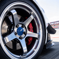 Jantes forgées R6 à 6 branches, finition argent poli, déport profond, 18 19 20 21 22 pouces, 5x100 5x114.3 5x120, compatibles Supra 350Z 370Z S15 GTR Z33 GT86