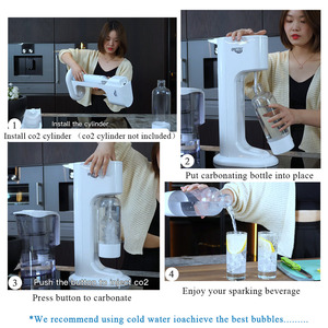 Máquina Doméstica Manual de Sobremesa para Hacer <span class=keywords><strong>Agua</strong></span> Carbonatada con Burbujas - Product Image 6