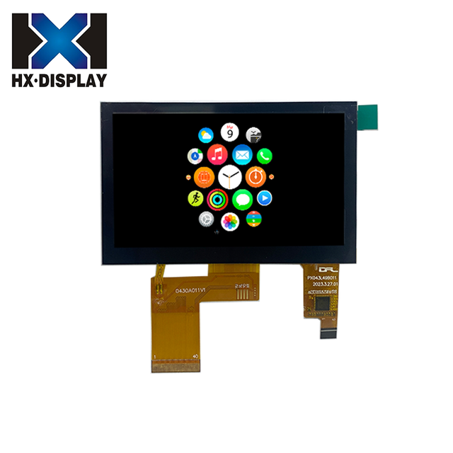 4.3 Inch Display 480*272 300 Nit 40 Pin RGB Interface IPS ILI6485 Tft Lcd Capacitive Touch Display Module