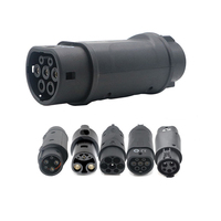 Colección - Adaptadores de Cargador para Vehículos Eléctricos Tipo 2 Tipo 1 GBT CCS1 CCS2 Conector Convertidor