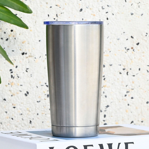 Multi Color 20oz Powder Coated Tumbler 600ml Stainless Steel Insulated Mug with Custom Logo for Club - Product Image 1