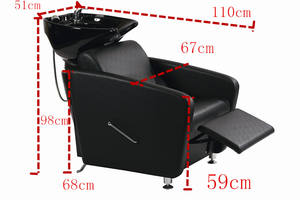 HONGLI-lavabo portátil para lavado de champú, silla y cuenco, muebles de salón - Product Image 2