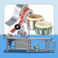 Ligne de production d'étiquetage à haute précision certifiée CE, machine intelligente entièrement automatique de séparation des pages et d'étiquetage