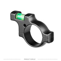 Niveau à bulle de précision ECHAIN avec logo personnalisé, 30 mm, en alliage d'aluminium 6063-T6, noir mat, pour montage de lunette de chasse