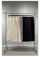 Pantalon de survêtement large unisexe pour hommes et femmes, en coton extensible confortable, coupe ample et évasée