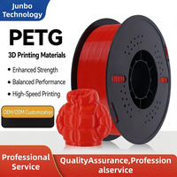 Filamen PETG Satu Warna 1.75mm 1kg Berbagai Warna Warna Kustom OEM ODM Label Kemasan Pencetakan 3D