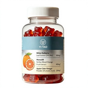 Gomitas de Morera Blanca OEM/ODM con MorosilR, Naranja Sanguina y Vinagre de Sidra de Manzana en Polvo para Apoyo al Metabolismo, MOQ Bajo 50 Piezas - Product Image 1
