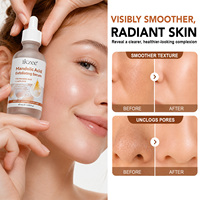 Sérum à l'acide mandélique IKZEE 15% pour le visage et le corps, exfoliant pour la peau avec acide lactique et panthénol pour affiner la texture et unifier le teint