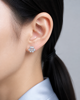 Boucles d'oreilles clous Muweike en argent sterling 925 vermeil avec zircon, motif patte, élégantes pour femme, bijoux raffinés