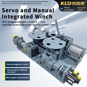 Deneysel Ekipmanlar için Sonsuz Dişli Kendinden Kilitleme Mekanizmalı, PLC Programlı Servo Motorlu El Tipi Vinç, Özelleştirilebilir - Product Image 2